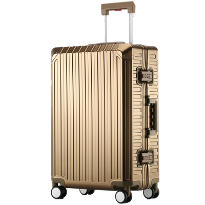 Prestivium Aluminum Suitcase Gold 2