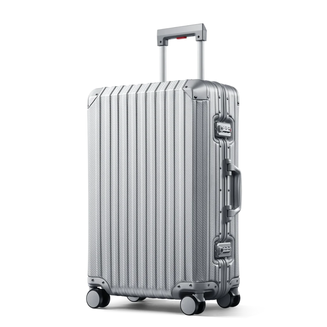 Prestivium Aluminum Suitcase Silver 1