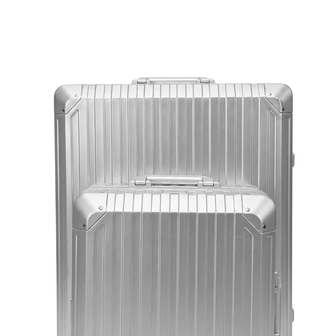 Prestivium Aluminum Suitcase Silver Duo 2