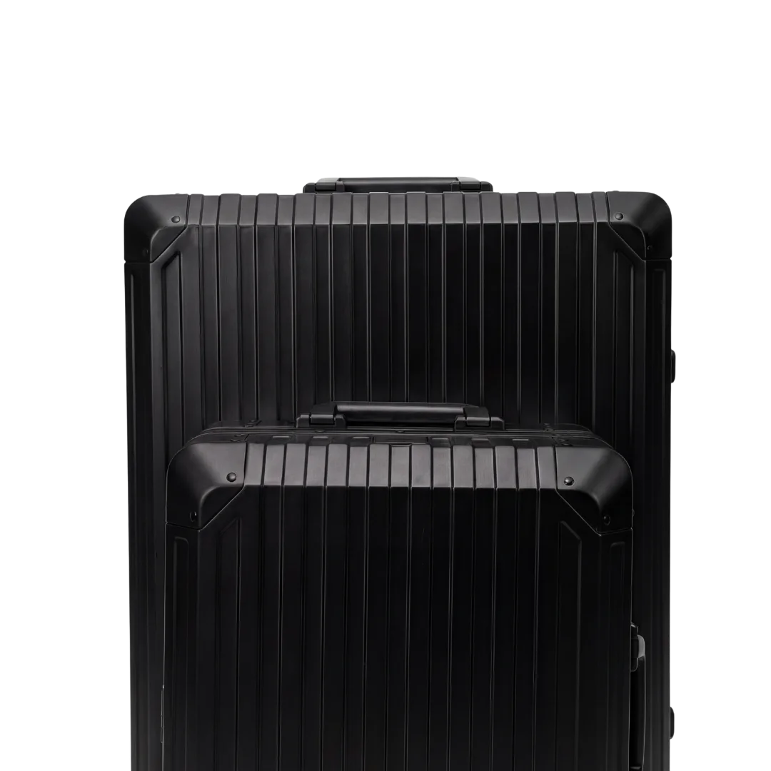 Prestivium Aluminum suitcase black duo 2